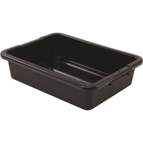 Airport Security Bin, 20x15x5 In., Black - pack of 12