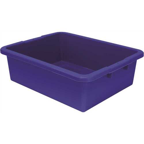 Airport Security Bin, 21.5x17x7 In., Blue - pack of 12