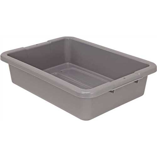 Airport Security Bin, 20x15x5 In., Gray - pack of 12