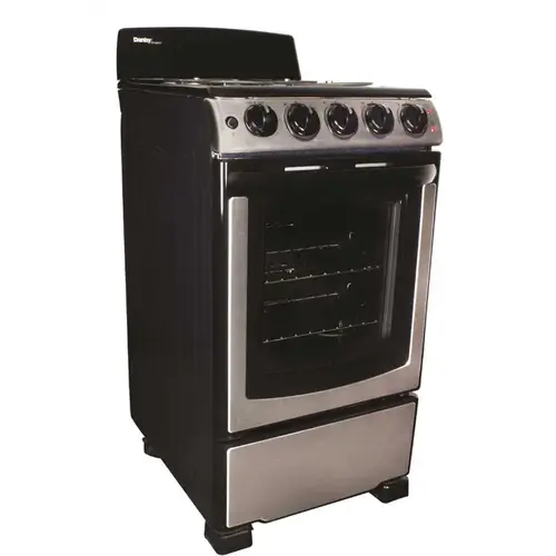 Danby Products DER203BSS 20" Electric Range In Stainless Steel, 2.3 Cu. Ft. Oven Capacity