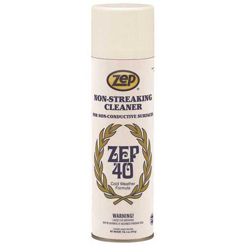 ZEP 14401 40 Non-Streaking Aerosol Cleaner For Non-Conductive Surfaces - pack of 12