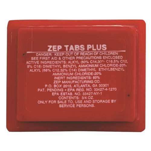 ZEP 130012 tabs Plus Air-Conditioning Drain Pan Treatment - pack of 144