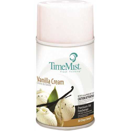 TimeMist 1042737 Metered Aerosol Fragrance Dispenser Refill, Vanilla Cream