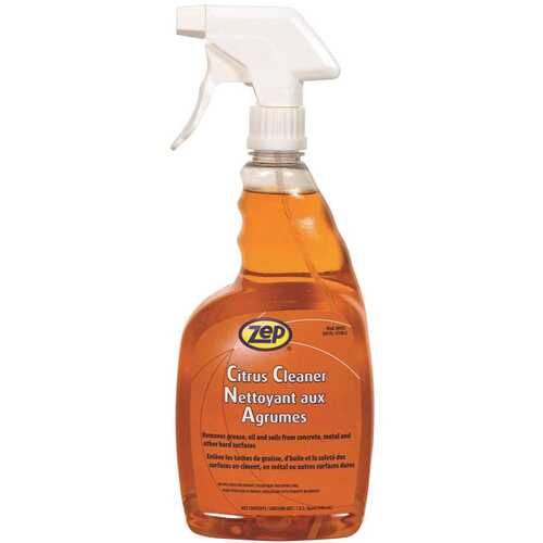 Citrus Cleaner, Moderate To Heavy-Duty Liquid Cleaner, 1 Qt - pack of 12