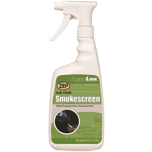 ZEP 165101 Air Fair Smokescreen Odor Control, Rtu Water-Based, 1 Qt - pack of 12