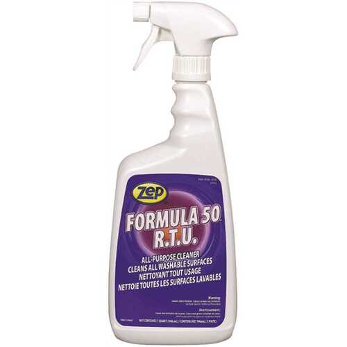 ZEP F50001 Formula 50 Ready-To-use General Purpose Cleaner, 1 Qt - pack of 12