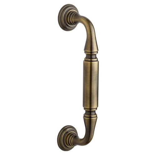 Richmond 10" Center to Center Door Pull with MTG1 Mounting Hardware Antique Brass Finish