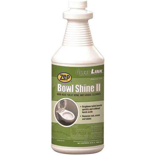 ZEP 119709 Bowl Shine II Non-Acid Toilet Bowl Cleaner & Deodorizer - pack of 12