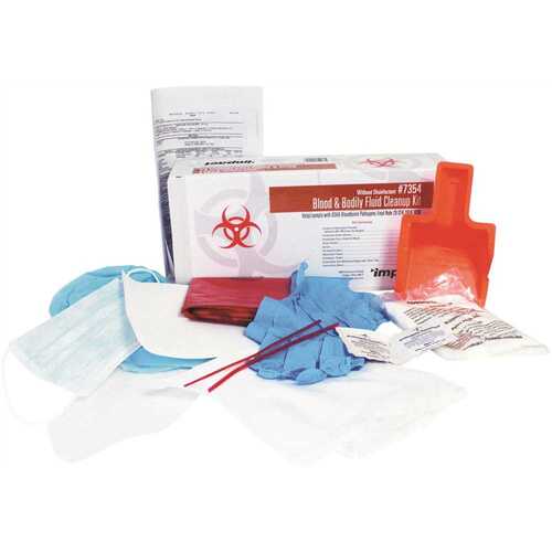 IMPACT 7354-90 Bloodborne Pathogen Clean-Up Kit without Disinfectant