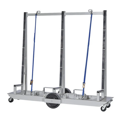 Groves FC-48 48" L x 28" W x 47" H Six Wheeled Fabrication Cart Heavy-Duty Powder Coated