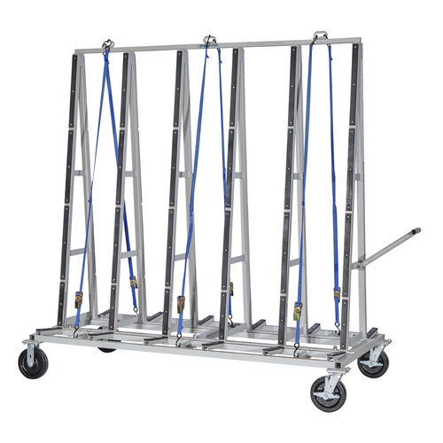 Groves HDSC48 54" L x 38" W x 62" H Heavy Duty Shop Cart Heavy-Duty Powder Coated