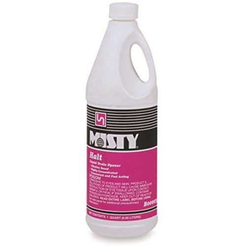 Misty 1003698 Halt Liquid Drain Opener, 32oz Bottle