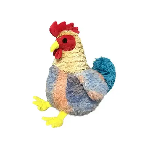 12" Multi Plush Chicken