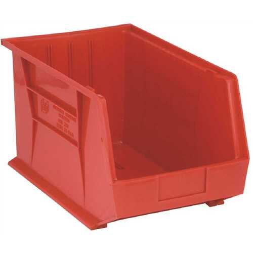 QUANTUM STORAGE SYSTEMS QUS260RDCS Red 18 X 11 X 10 In Ultra Stack Bin