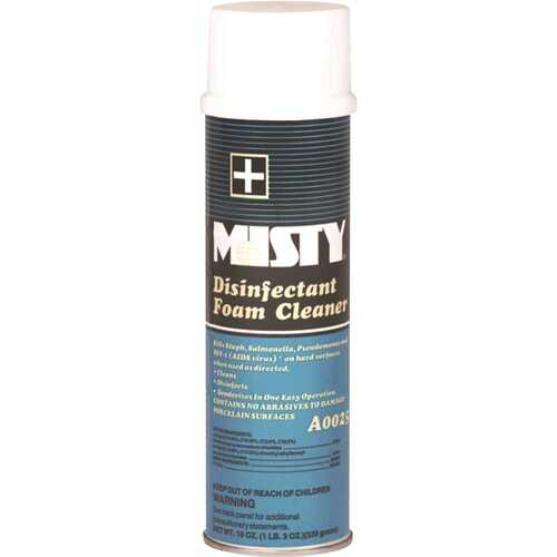 Misty 1001907 Disinfectant Foam Cleaner, Fresh Scent, 19oz Aerosol