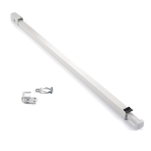 Ideal Security BK110W Patio Door Bar With Anti-Lift Lock, White