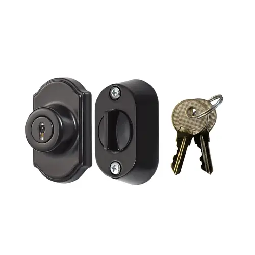 Ideal Security BK703BL Keyed Deadbolt, Black
