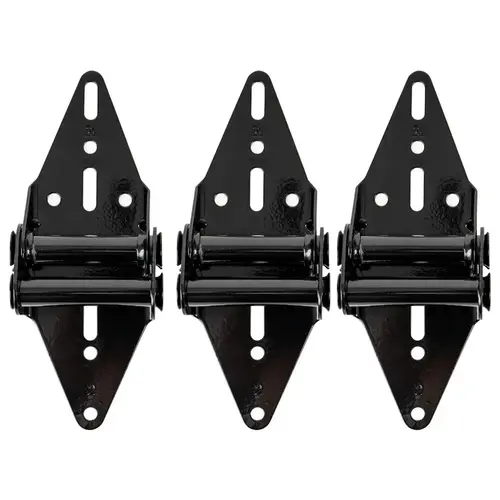 Garage Door Hinge No.2, Black - pack of 3