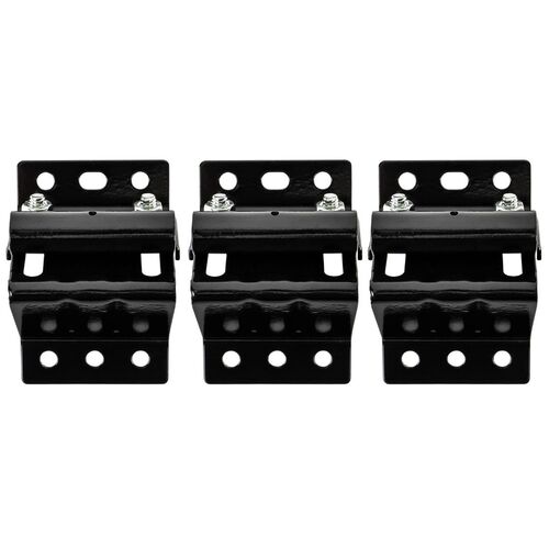 Garage Door Top Fixture, Black - pack of 3