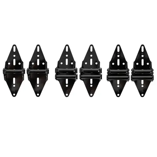 Garage Door Hinge Replacement Kit, Black - pack of 2