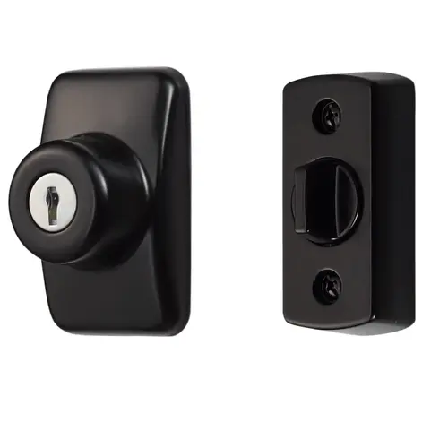 Keyed Deadbolt, Black