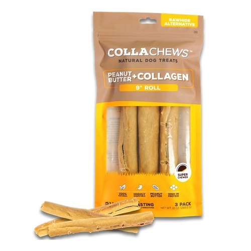 PEANUT BUTTER COLLAGEN 9" ROLL 011-1650 pack of 3