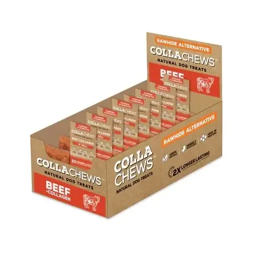 BEEF + COLLAGEN 6" ROLL 011-1872 DISPLAY BOX - pack of 30