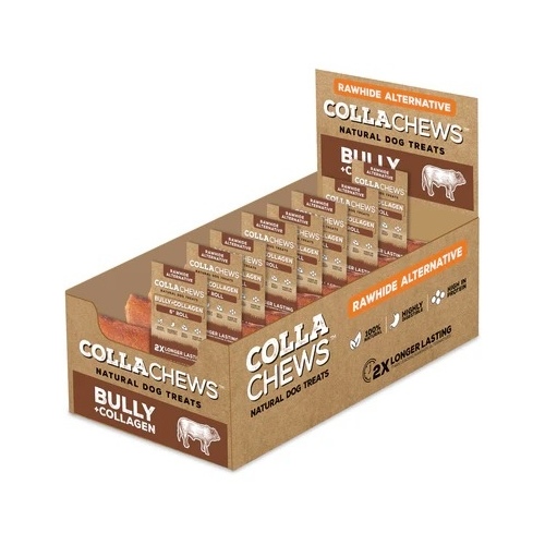 MPet Group 011-1889 Bully + Collagen 6" Rolls Display Box - 30 pieces