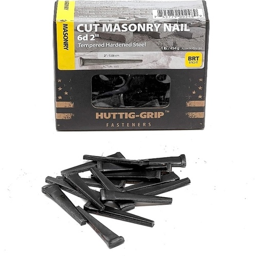 Huttig Building Products 6CUTMAS1 Nail - Cut Masonry 2" - Tempered Steel 1-lbs