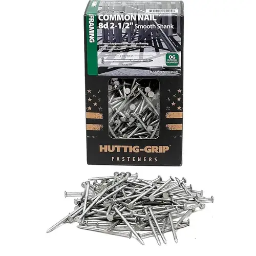 Nail - Common, 10.25-Gauge 2-1/2" - Hot Dipped Galvanized 5-lbs