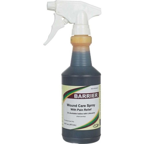 Barrier Wound Care Spray with Pain Relief - 16 oz