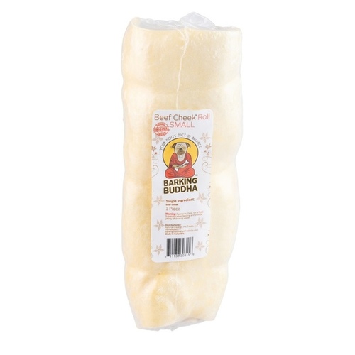 Barking Buddha Beef Cheek Original Rolls - Small - pack of 24