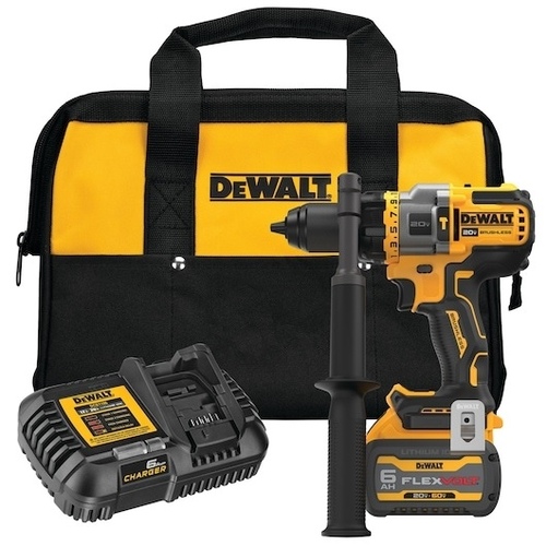 STANLEY BLACK & DECKER INC DCD999T1 DEWALT 20V 3 SPD HAMMER DRILL DCD999T1 1/2" CRDLS/BRSHLS