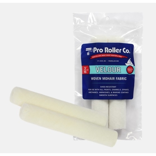 Pro Roller Co CRC-V4-100PK Velour Mini Roller 4" x 1/4" pack of 100