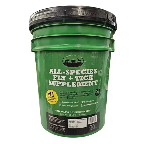 Trust Think Products 13842505 All-Species Fly & Tick Supplement - 25 lb Bucket