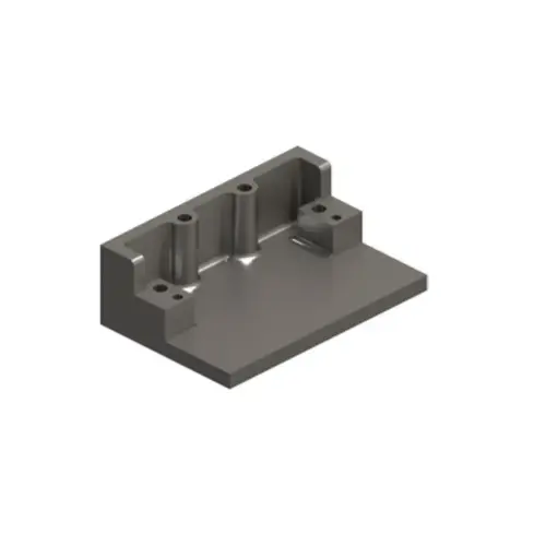 Hager 297M 5/8" Stop Mounting Bracket, # 053257 Black Finish