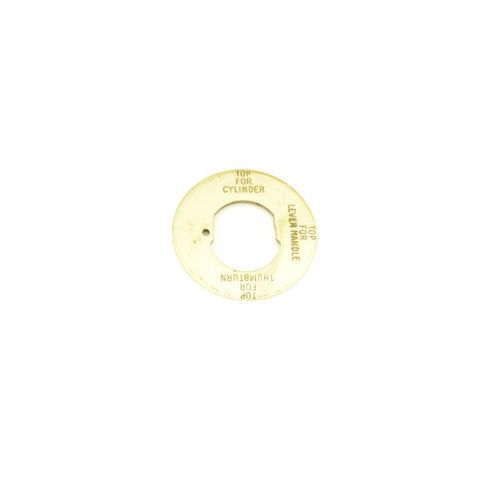 2-7/8" Diameter Deadbolt Adapter Ring, Bright Polished Brass