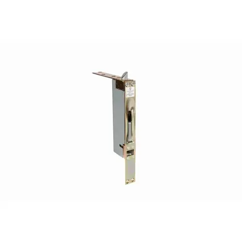 Long UL Semi-Automatic Flush Bolt for Wood Doors Satin Chrome by Satin Stainless Steel Finish