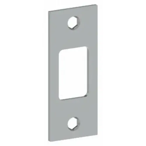 1-1/8" x 2-3/4" Deadbolt Strike Oil Rubbed Bronze Finish