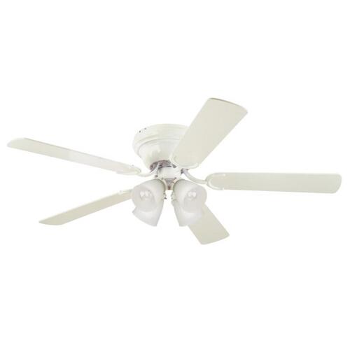 Ceiling Fan 52" Rustic Bronze White LED Indoor Rustic Bronze