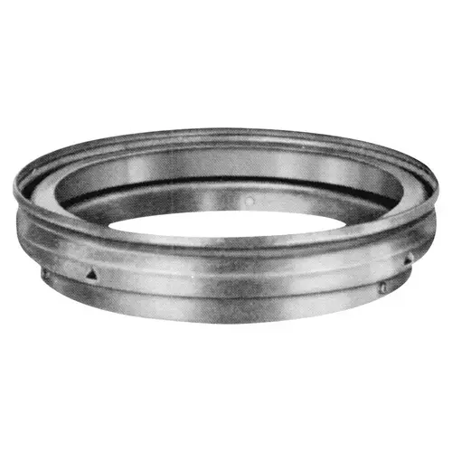 Gas Vent Connector 3" D X 6" L Aluminum/Galvanized Steel Silver