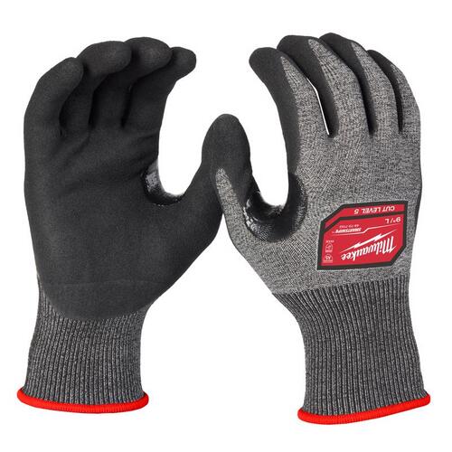 Dipped Gloves Men's Black L Black Pair