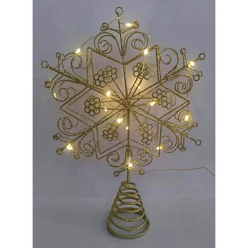 Tree Topper LED Warm White Snowflake Warm White