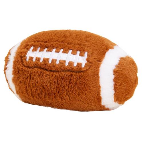 Warmies CP-FBALL-1 Stuffed Animal Football Plush Brown/White Brown/White