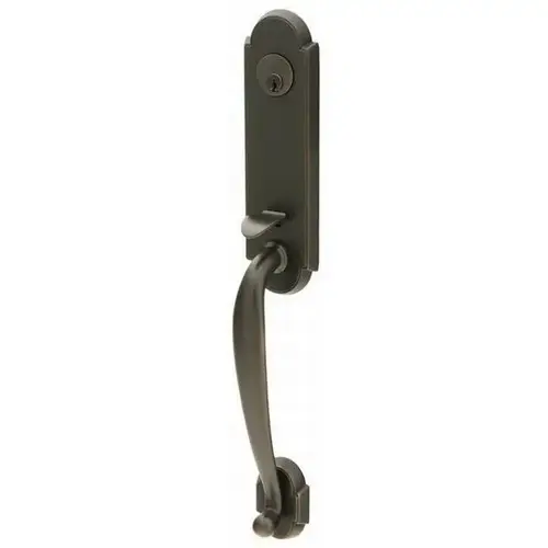 Egg 2-3/8" Or 2-3/4" Backset Single Cylinder Richmond Tubular Handleset, Oil Rubbed Bronze Finish