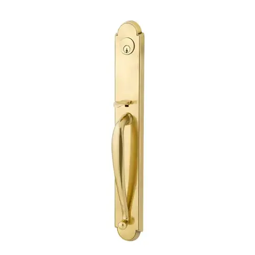 Norwich 2-3/8" Or 2-3/4" Backset Single Cylinder Wilmington Tubular Handleset, French Antique Brass Finish