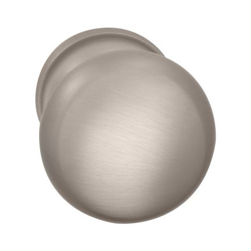 442 Knob with 1-3/4" Rose Single Dummy Satin Nickel Finish