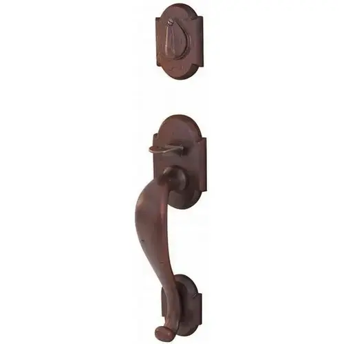 Winchester Knob 2-3/8" Or 2-3/4" Backset Single Cylinder Denver Sandcast Tubular Handleset Medium Bronze Finish