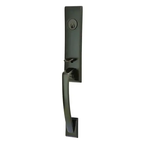 Cortina Lever Right Hand 2-3/8" Or 2-3/4" Backset Single Cylinder Apollo Tubular Handleset Oil Rubbed Bronze Finish