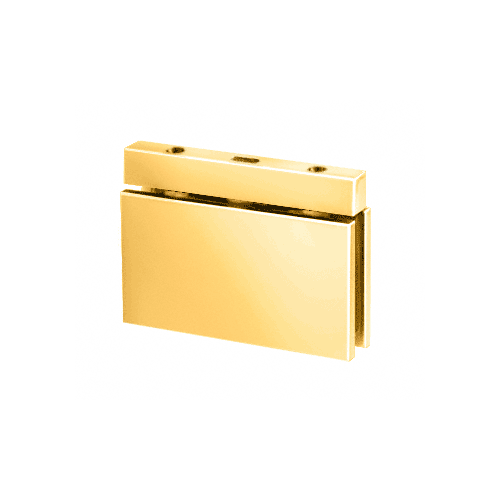 Gold Plated New York Glass-to-Header Top Mount Shower Door Pivot Hinge
